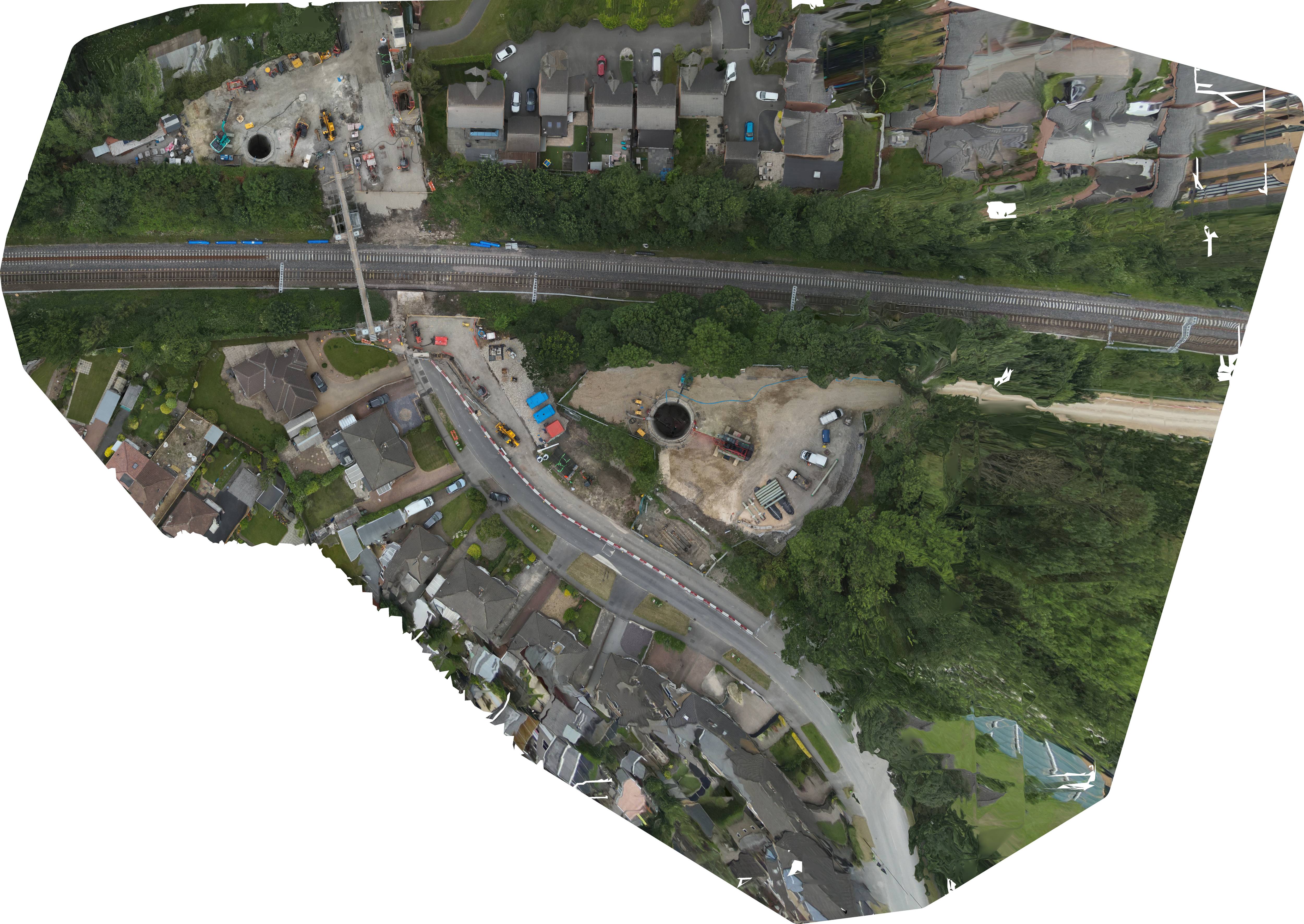 Austhorpe Lane Bridge orthophoto